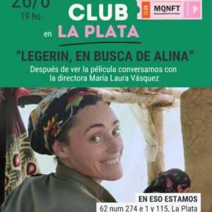 Cine con MQNFT. "Legerin, en busca de Alina". LA PLATA