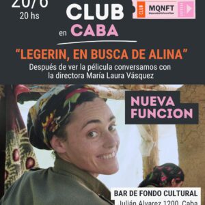Cine con MQNFT. "Legerin, en busca de Alina". (nueva fecha) CABA